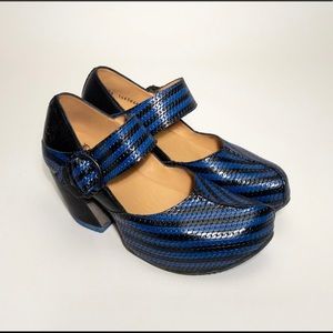 John Fluevog Platform Mary Jane Heel